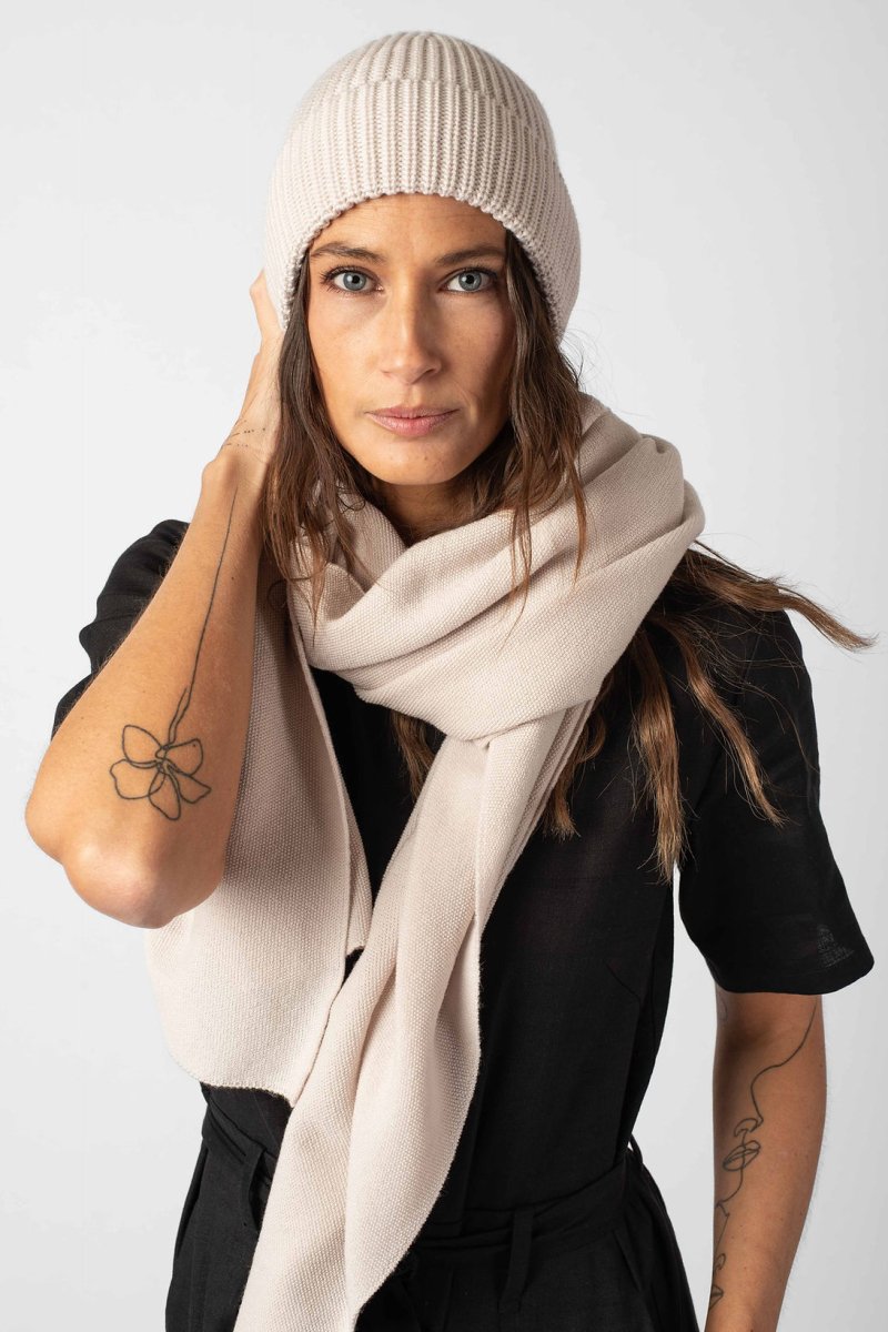 NNIstudio - CLASSIC Beanie Unisex - Offwhite - 