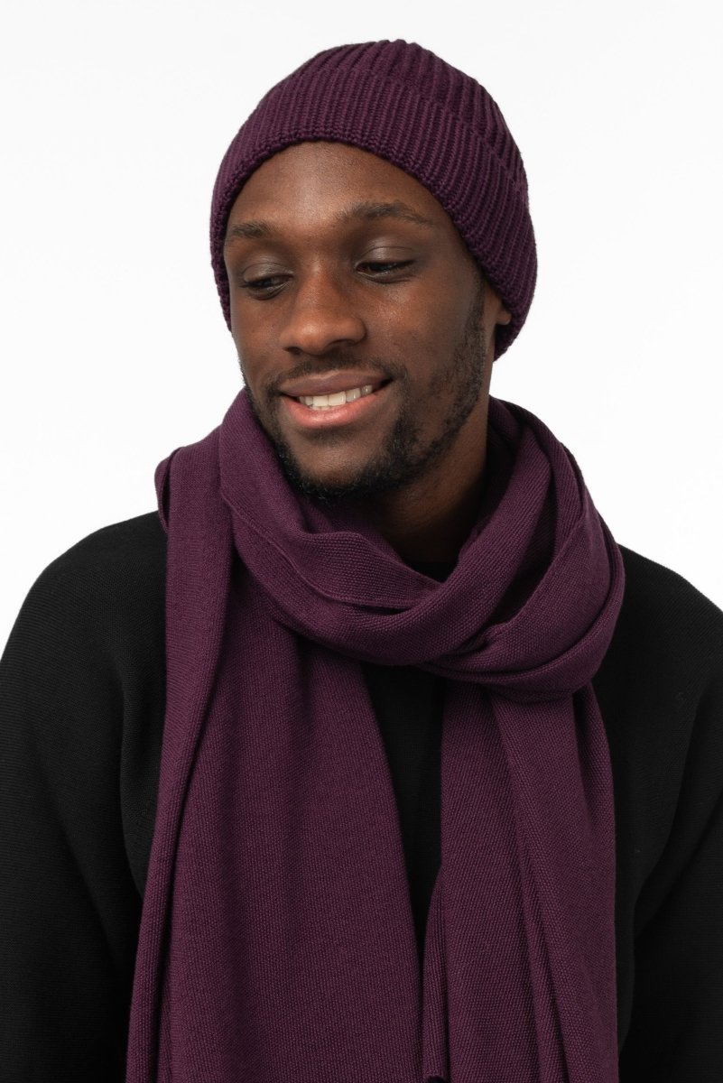 NNIstudio - CLASSIC Beanie Unisex - Pflaume - 