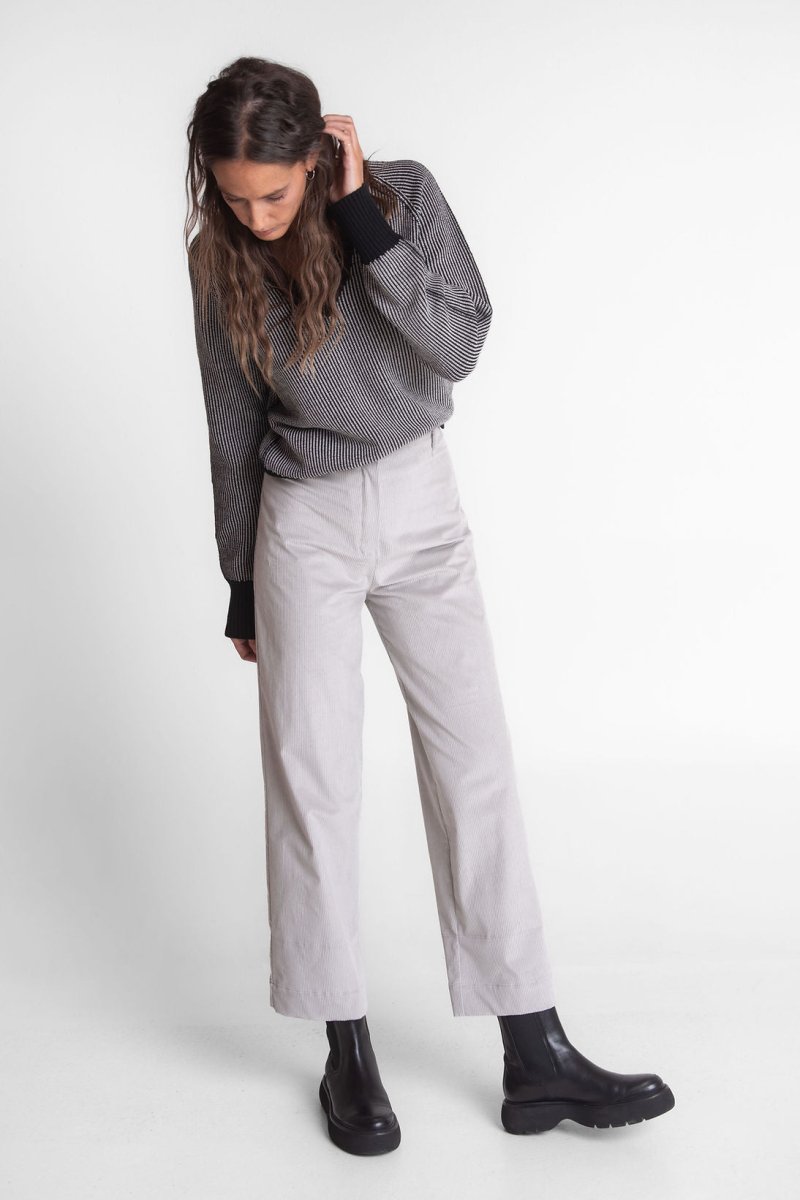 NNIstudio - CORD Hose - Hellgrau - XXS - 