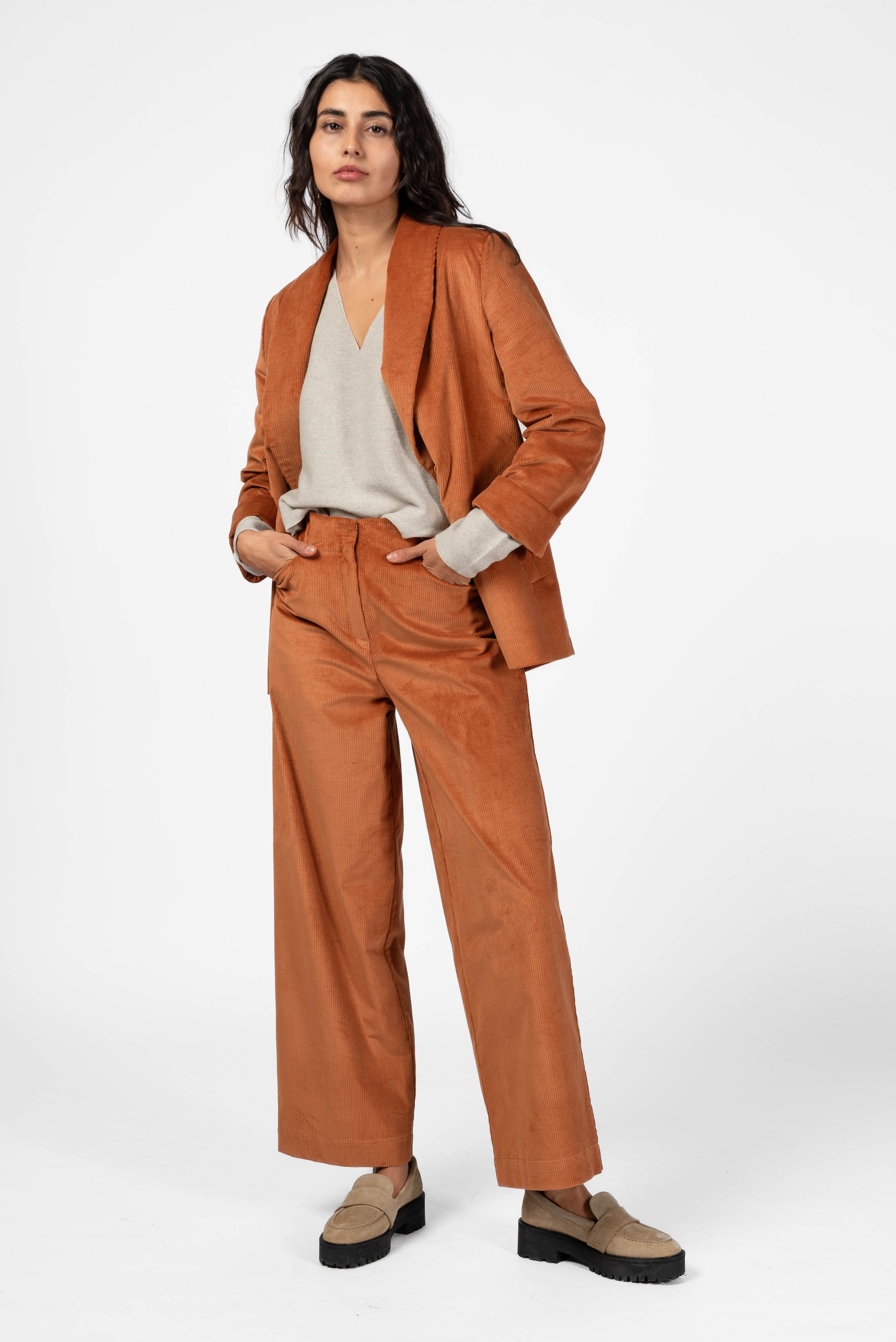 NNIstudio - CORD Sakko - Rust - XS/S - 