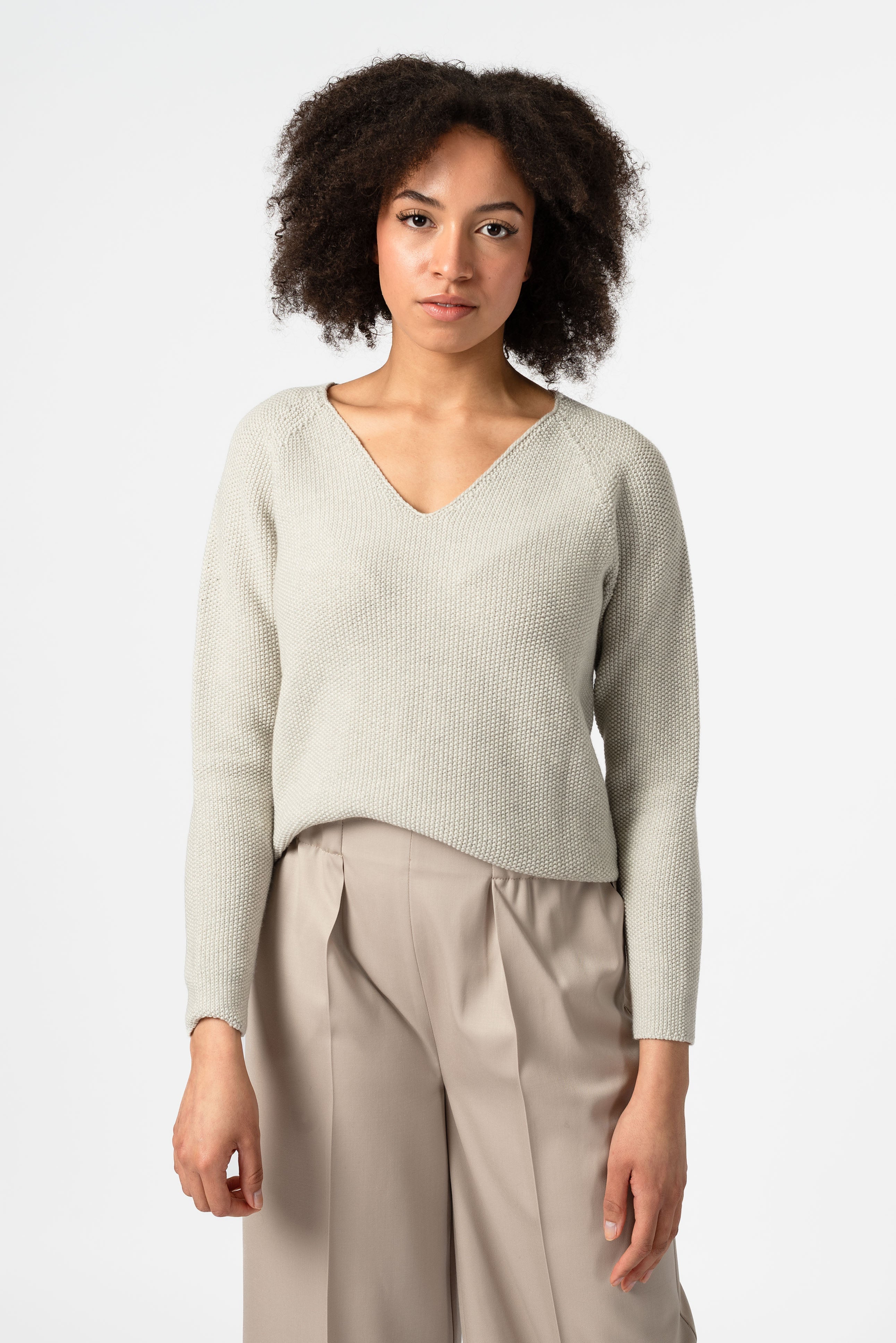 NNIstudio - COZY 2.0 Strick - Pullover Wool - Birch Melange - XS - 