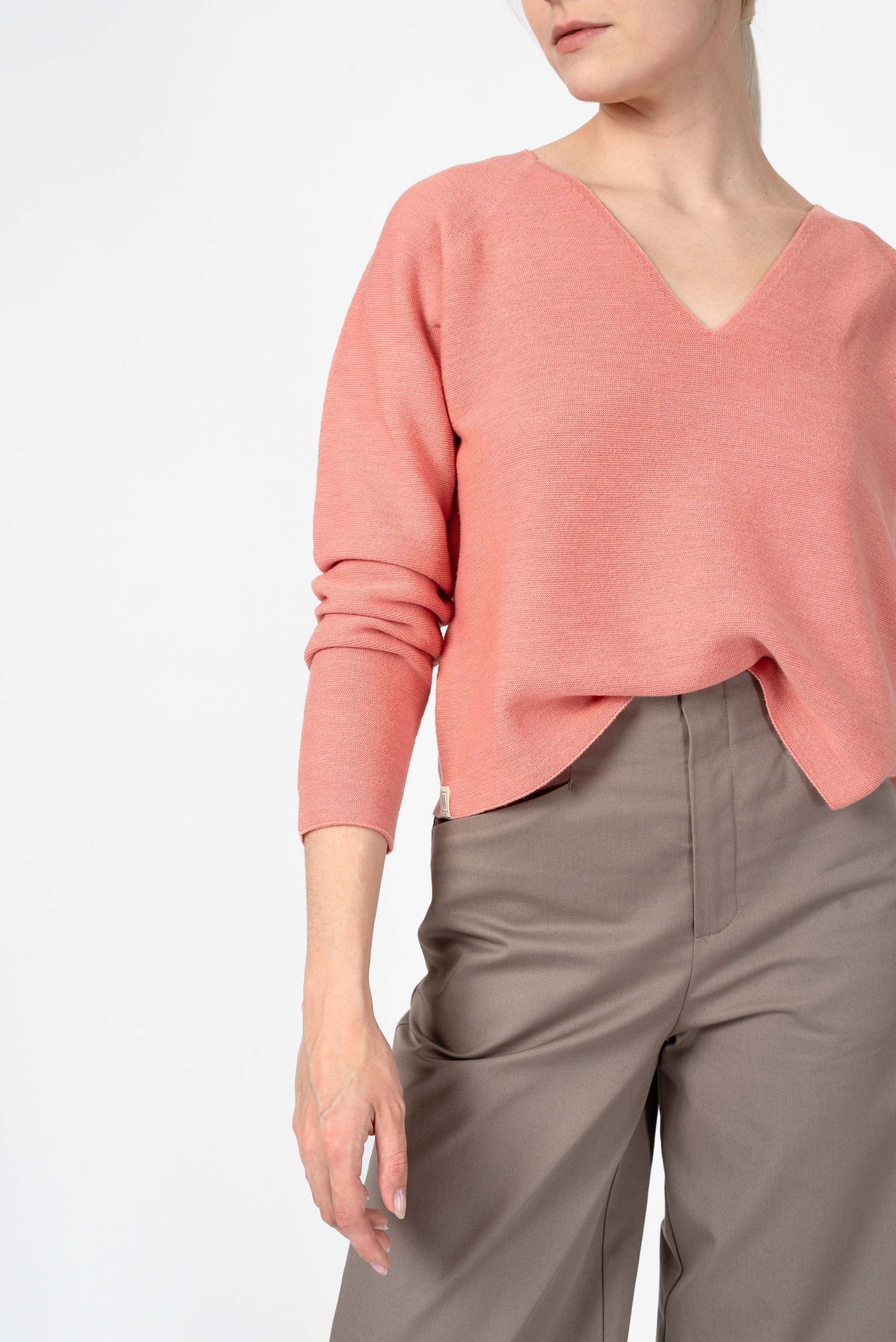 NNIstudio - COZY Strick - Pullover - Peach Pink - XS - 