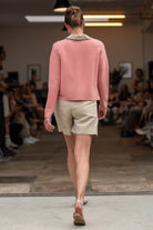 NNIstudio - COZY Strick-Pullover - Peach Pink - XS -