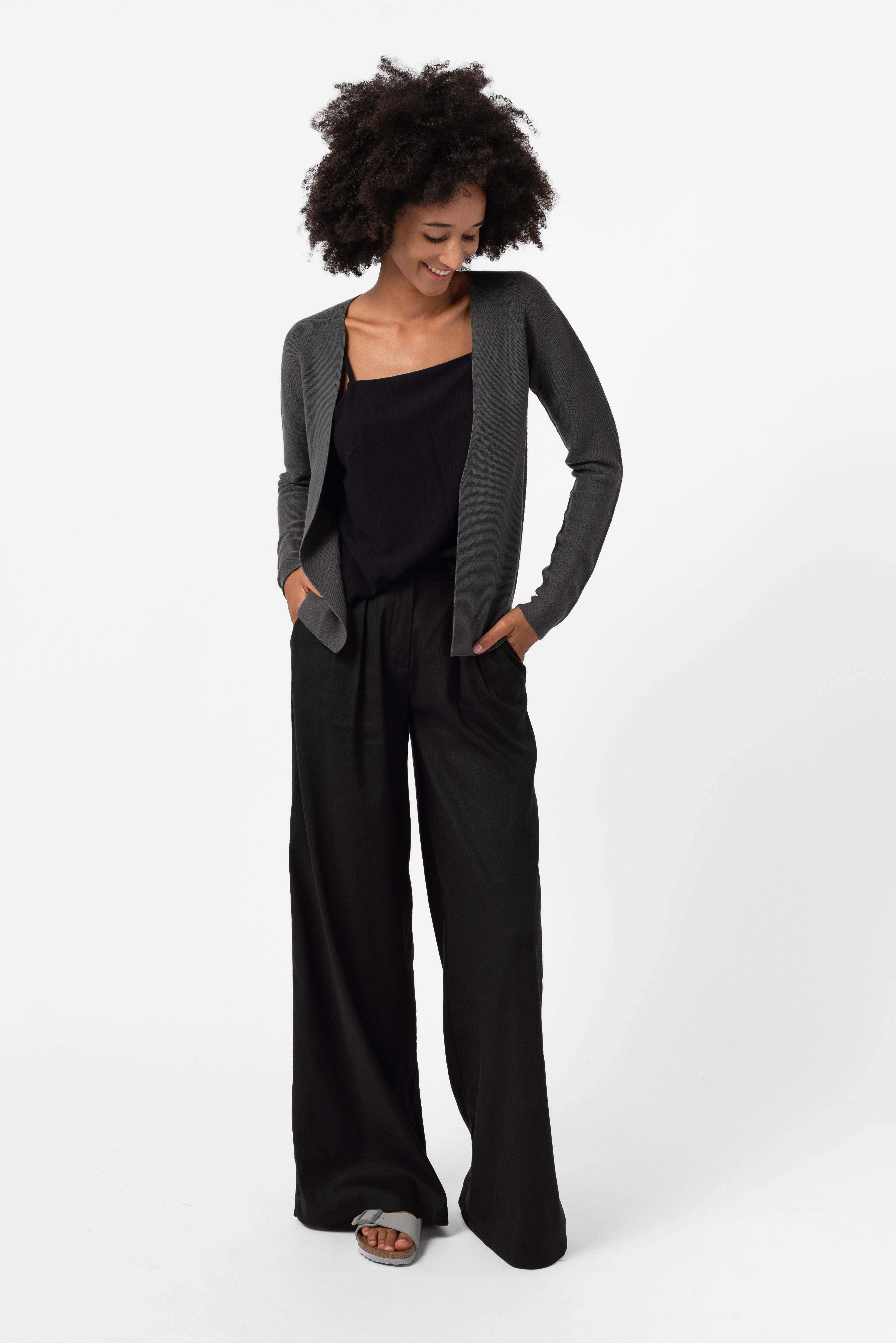 NNIstudio - COZY Strickjacke - Start White - XS - 