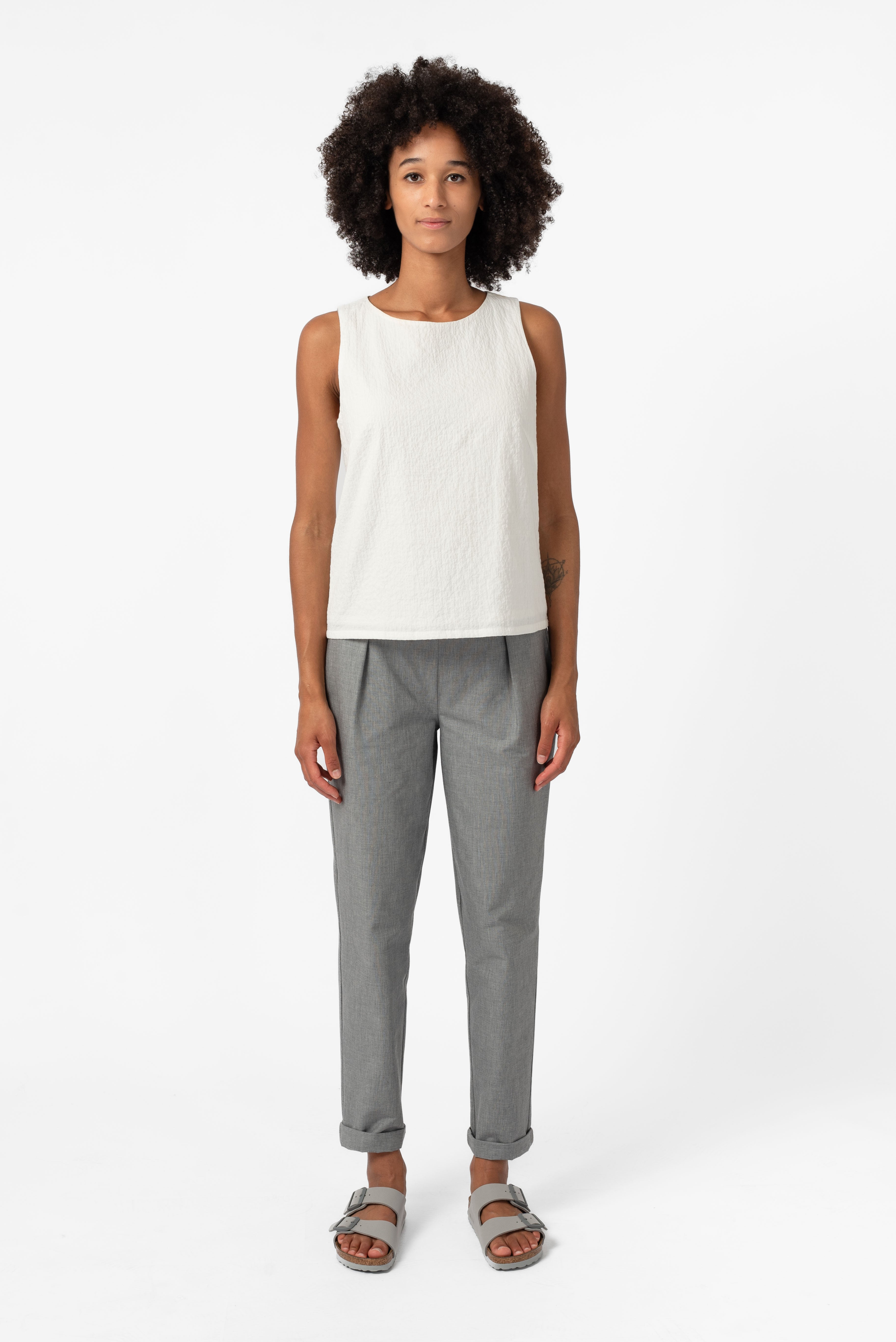 NNIstudio - CREASE Top - Schwarz - XS / S - 