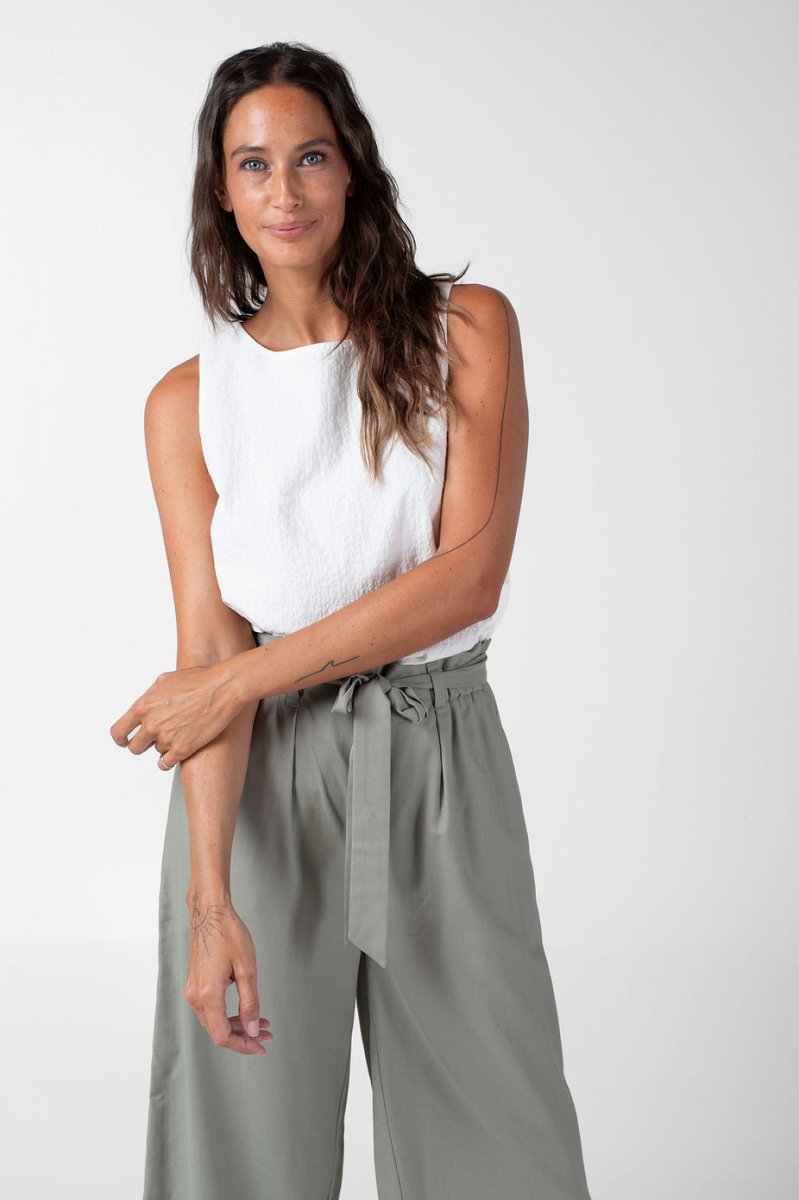 NNIstudio - CREASE Top - Weiß - XS / S - 