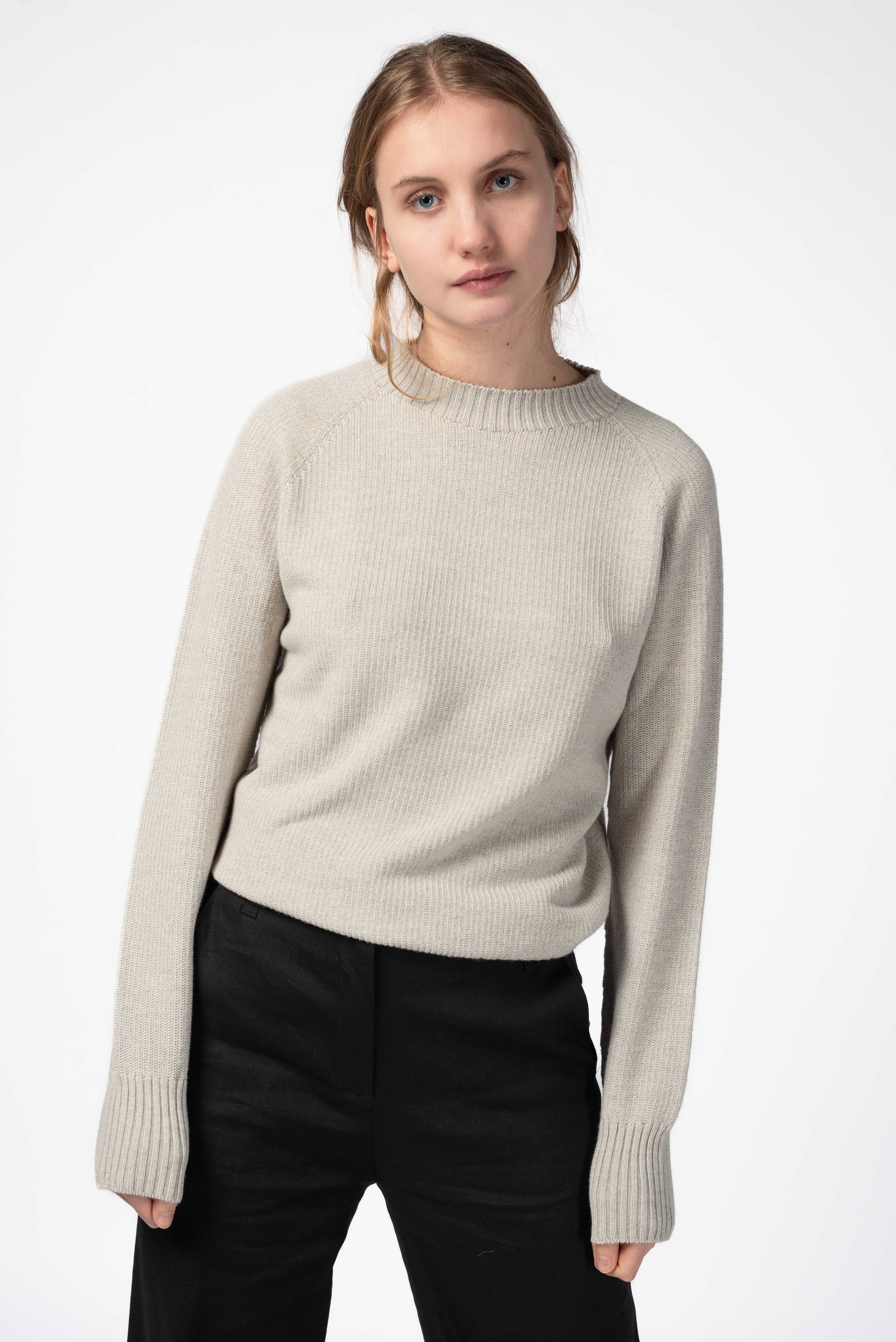NNIstudio - CREW 2.0 Pullover Unisex - Birch Melange - XS - 