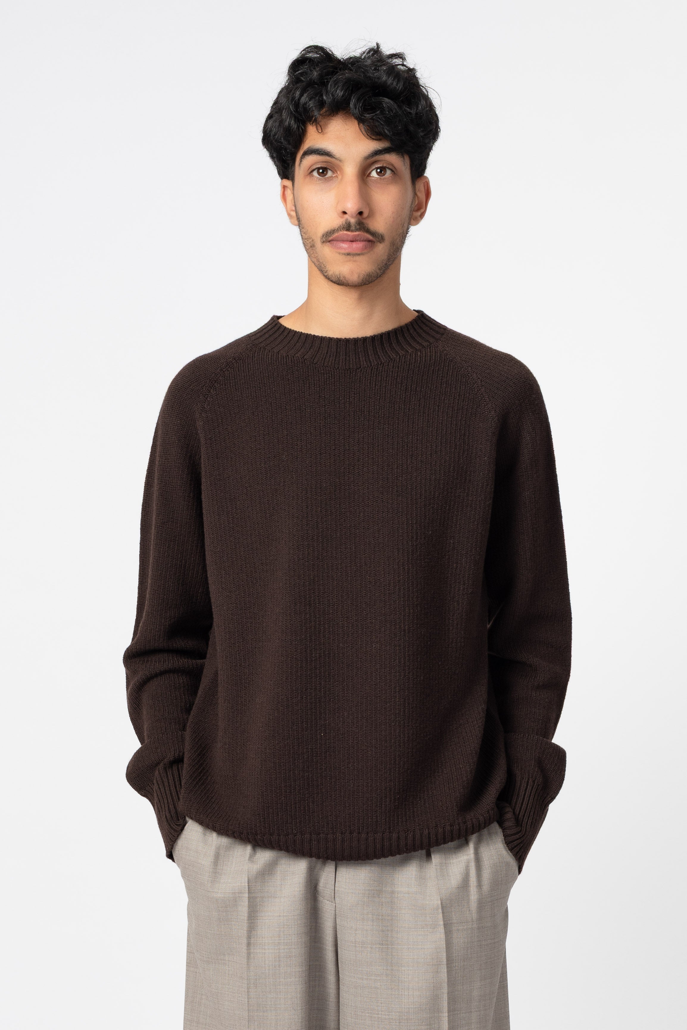 NNIstudio - CREW 2.0 Strick - Pullover - Chocolate Brown (Limited Color) - XS - 
