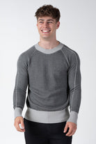NNIstudio - CREW Pullover Unisex - Stone/Schwarz - XS - 
