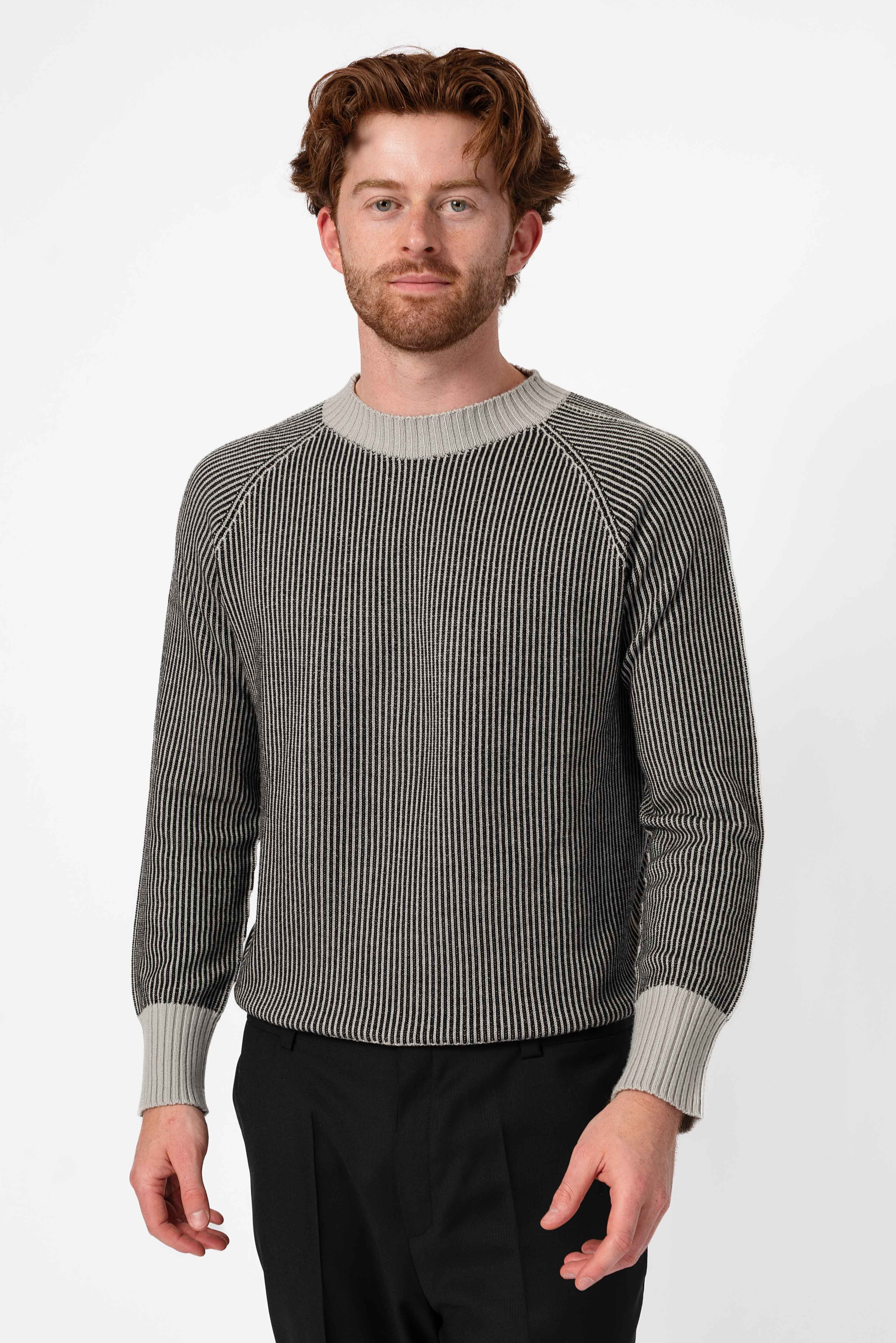 NNIstudio - CREW Pullover Unisex - Tea Green / Lavender Frost - XS - 