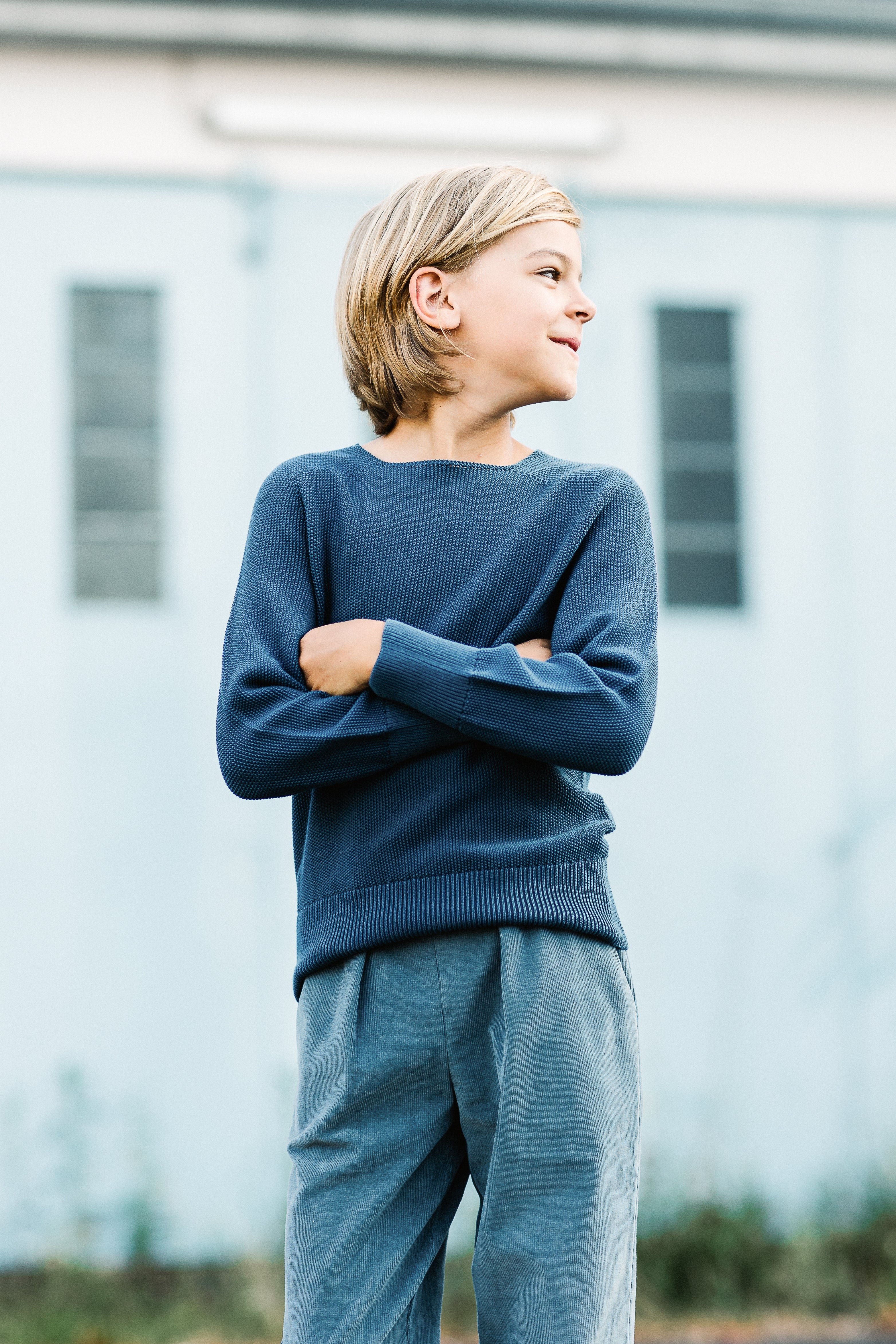 NNIstudio - CRISP Pullover Kids - Petrol - S; 2 – 5 Jahre - 