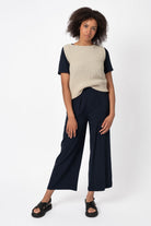 NNIstudio - CRISP Pullunder Unisex - Pearl White - XS - 