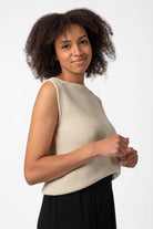 NNIstudio - CRISP Pullunder Unisex - Pearl White - XS - 