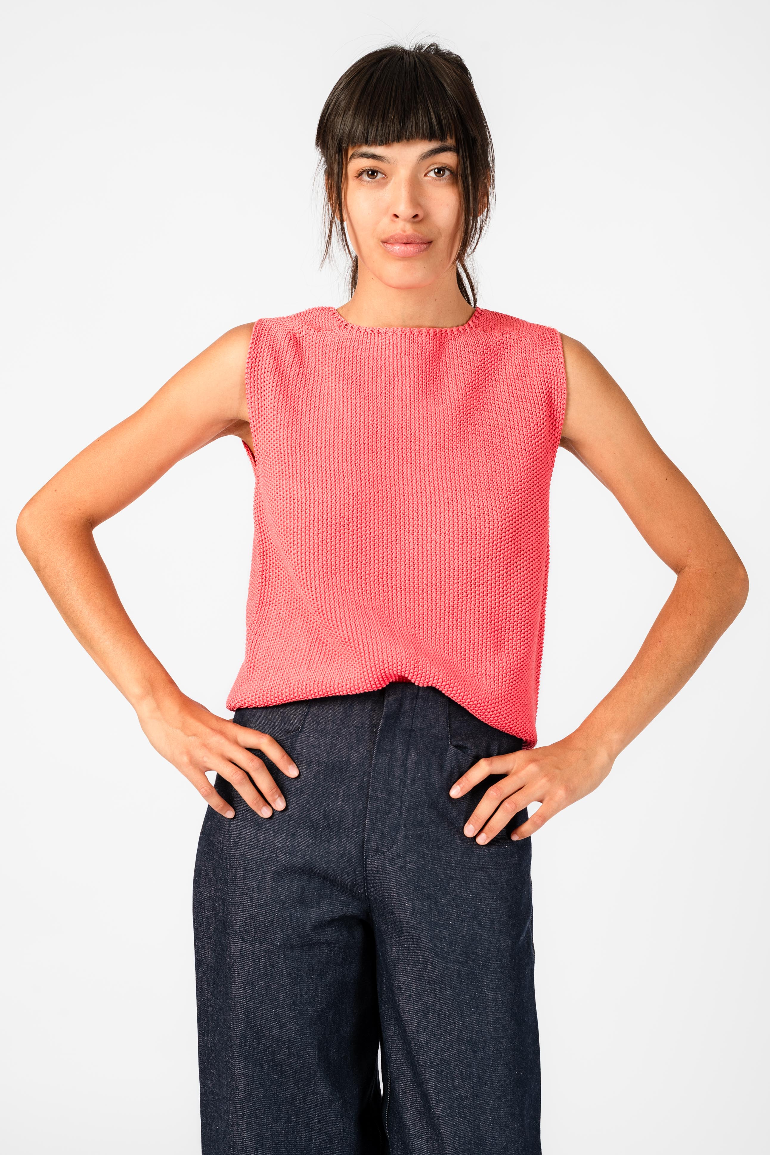 NNIstudio - CRISP Strick-Pullunder - Paradise Pink - XS -
