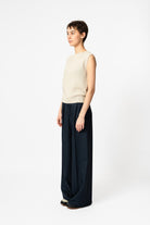 NNIstudio - CRISP Strick - Pullunder - Pearl White - XS - 