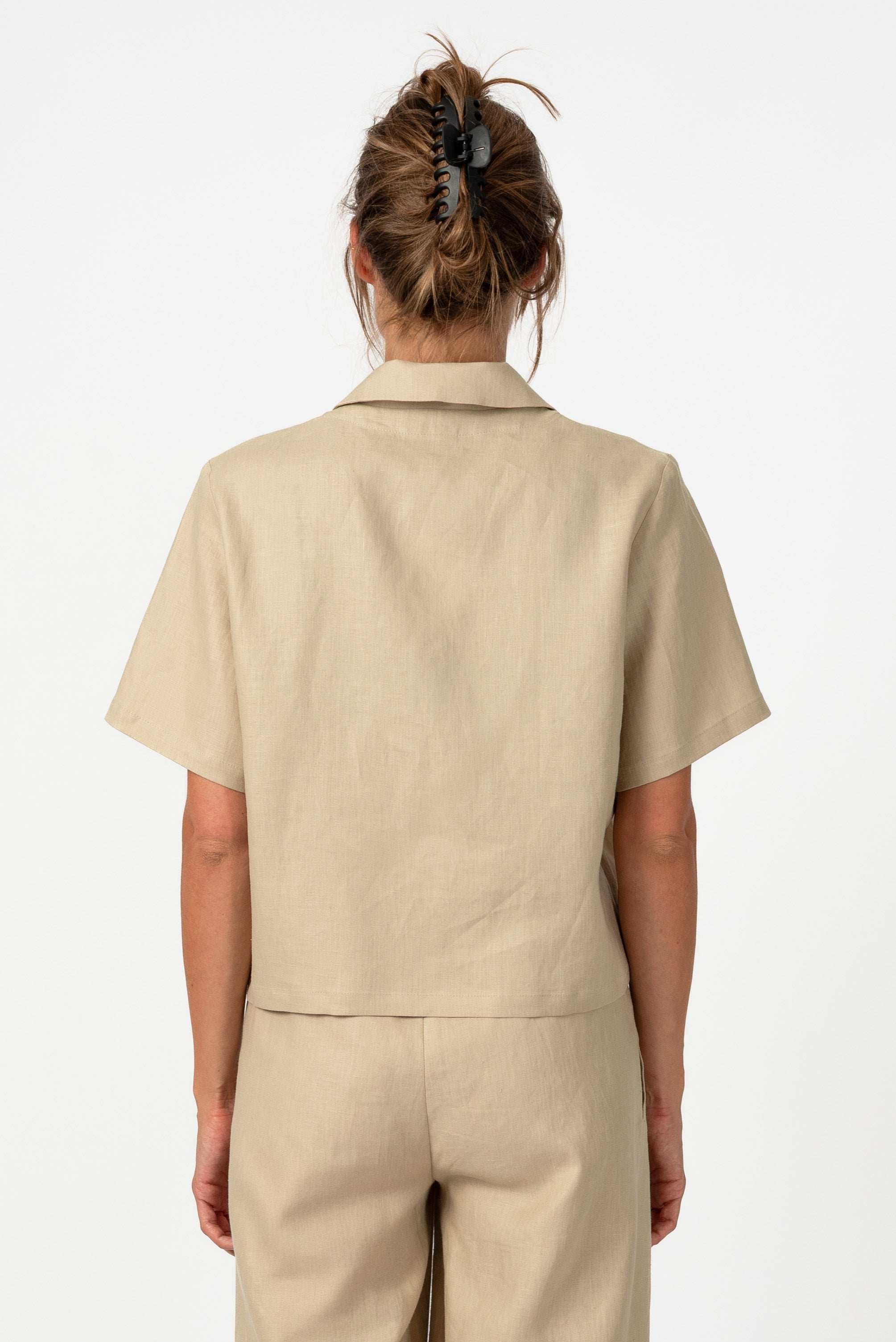 NNIstudio - CUBAN 3.0 Hemd Leinen - India Blue - XS - 