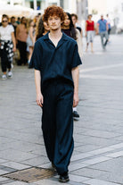 NNIstudio - CUBAN 3.0 Leinen Hemd & SPAZIO Leinen Hose – Summer Look - XS - XS - 