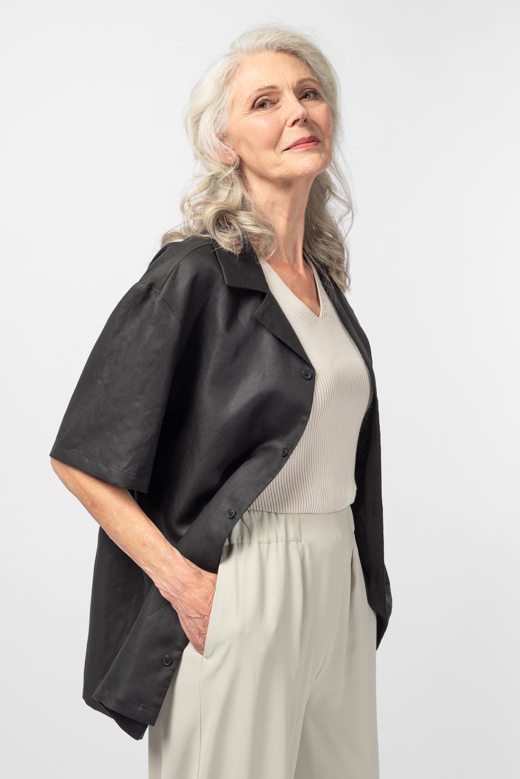 NNIstudio - CUBAN Hemd Unisex - Schwarz - XS - 