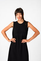 NNIstudio - EAS 1.0 Kleid Crushed - Black - XS -