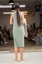 NNIstudio - FLOW Strick-Kleid - Tea Green - XS -