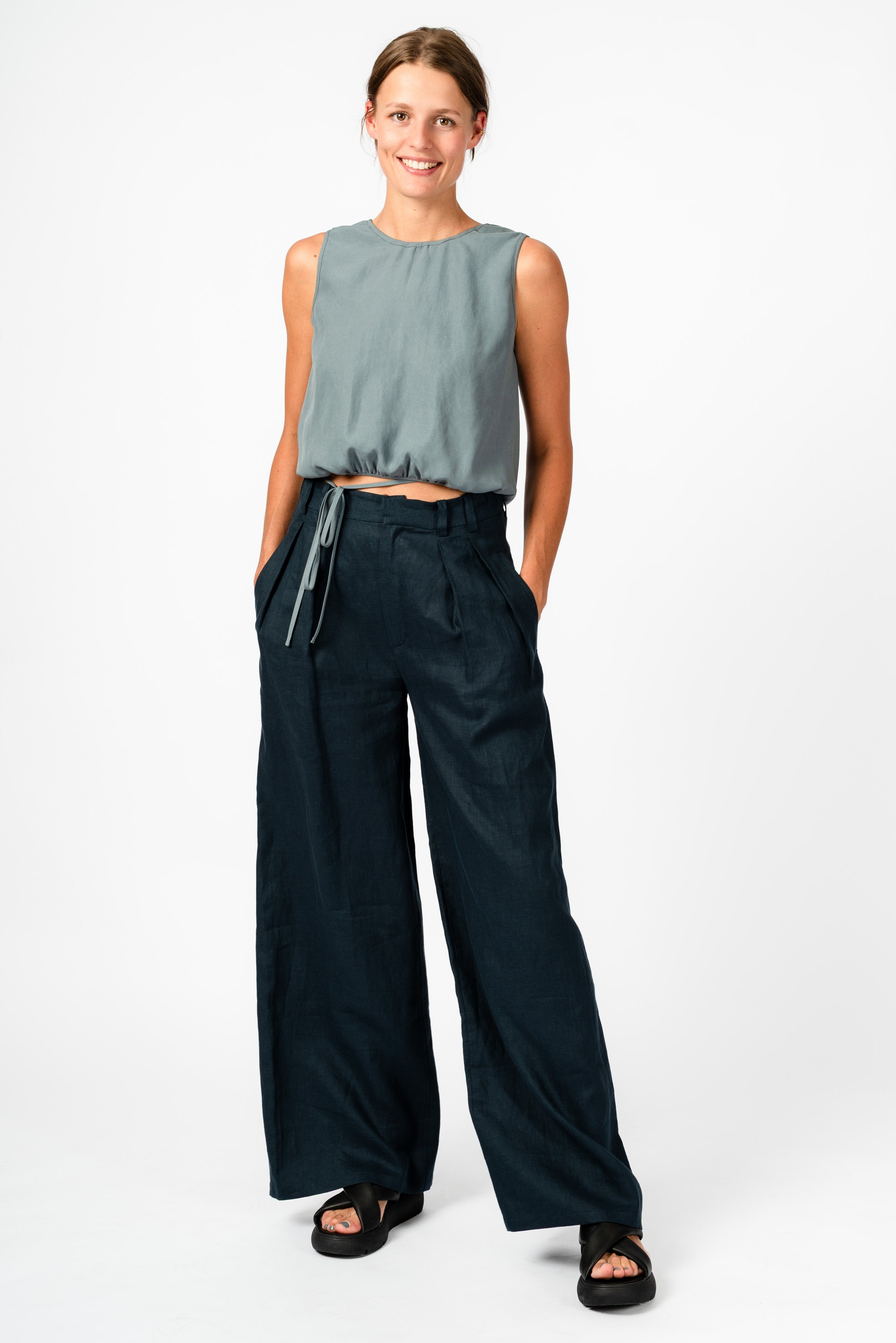 NNIstudio - FLOW Top Wrapped - Goblin Blue - XS -