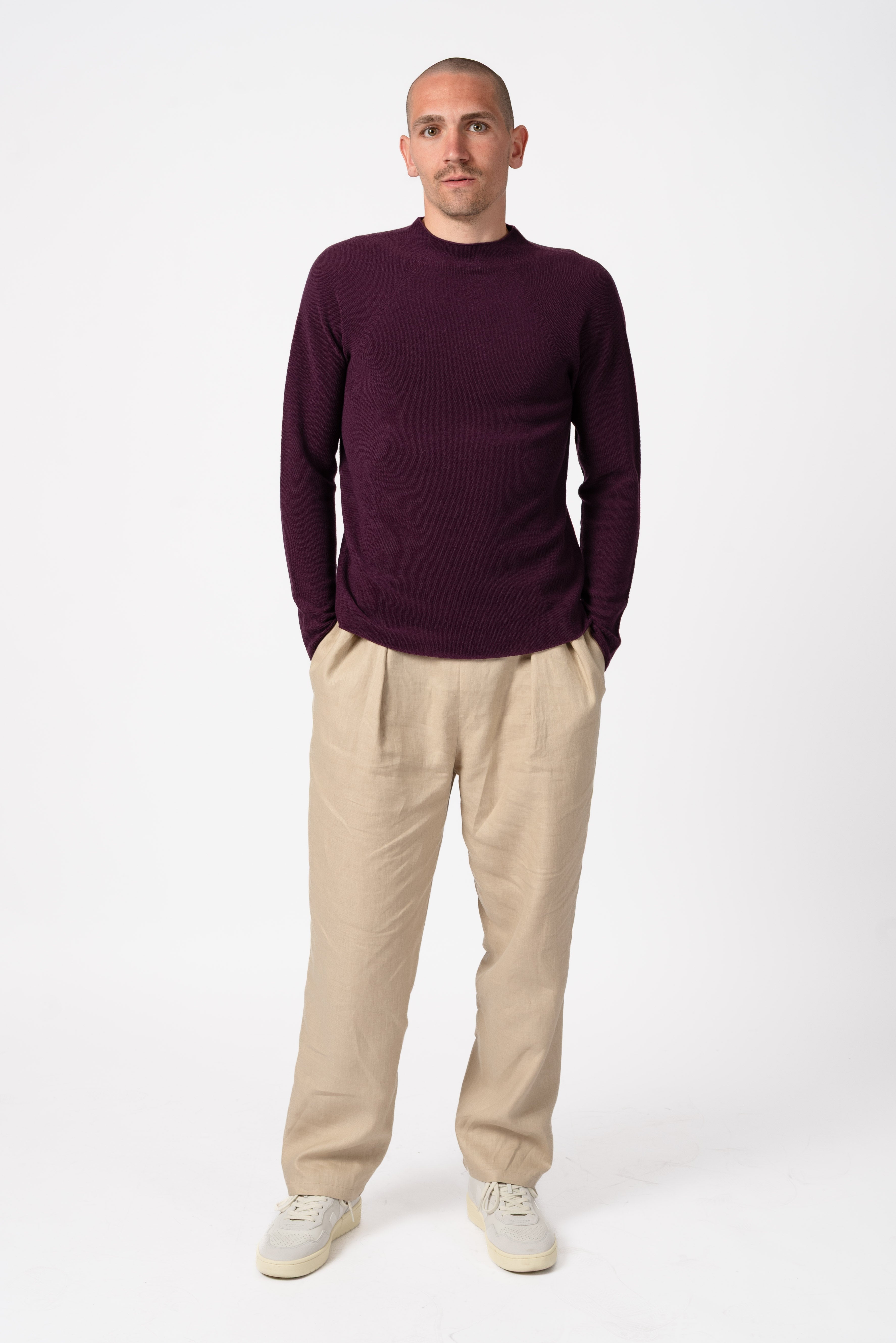 NNIstudio - HALFWAY Pullover Unisex - Apricot - XS - 