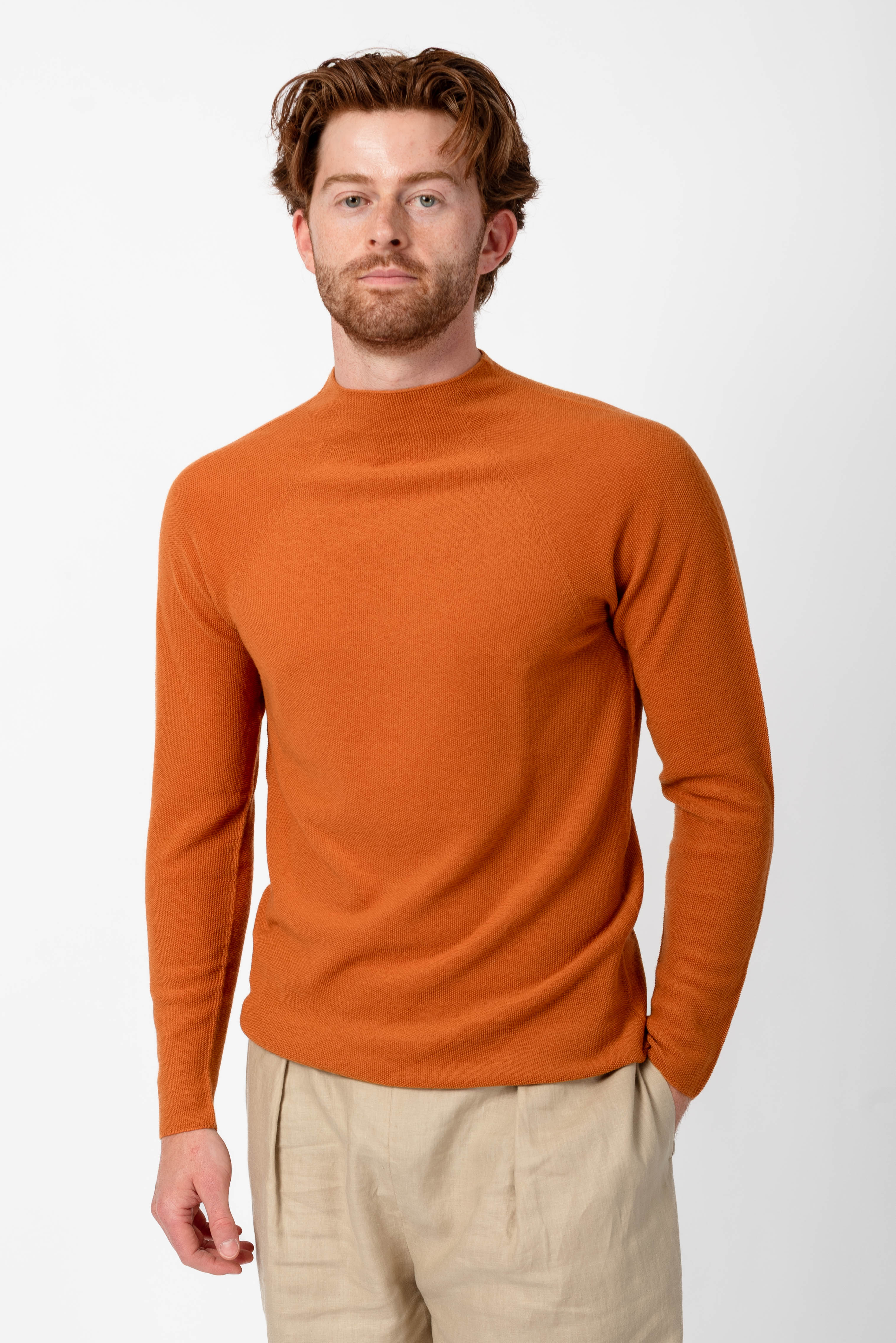NNIstudio - HALFWAY Pullover Unisex - Apricot - XS - 