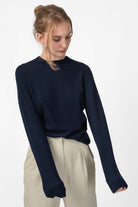 NNIstudio - HALFWAY Pullover Unisex - Insignia Blue - XS - 
