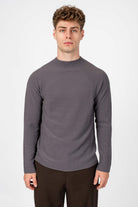 NNIstudio - HALFWAY Strick-Pullover - Apricot - XS cropped fit -
