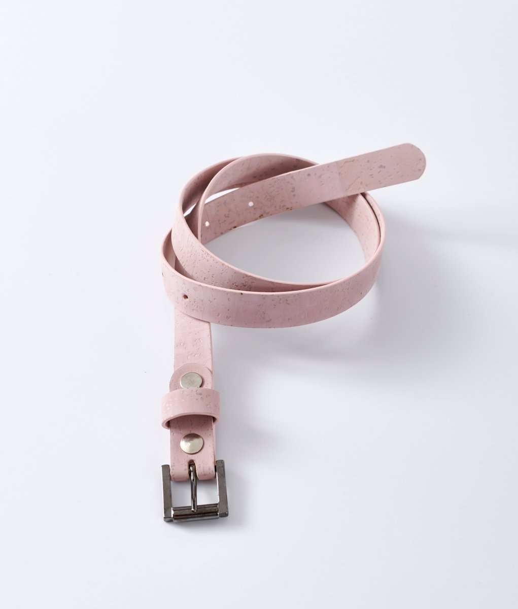 NNIstudio - KORK Gürtel - Puder - 90cm - 