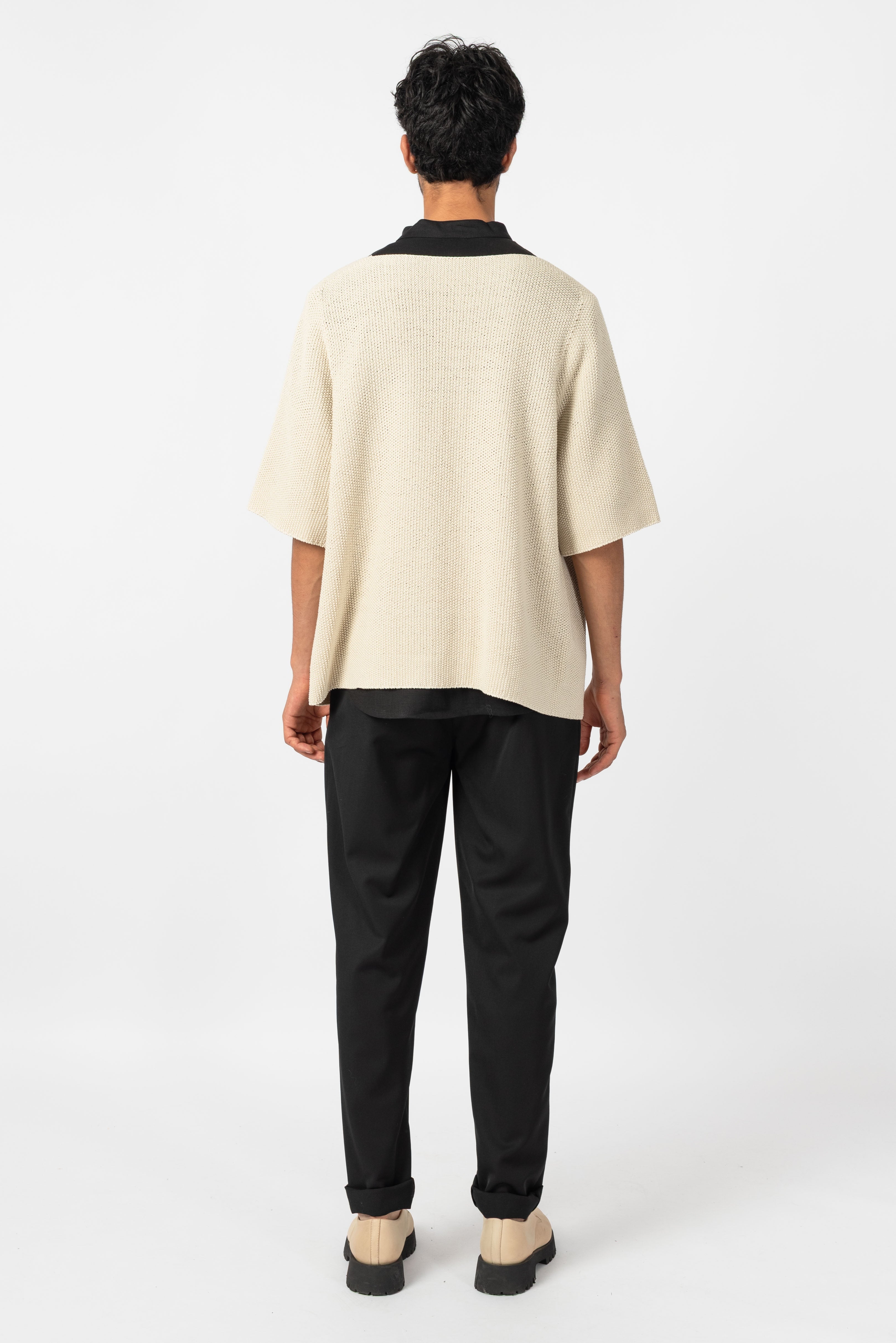 NNIstudio - LAB | CLASSIC 2.0 Strick - Jacke Tall - Pearl White - L - 