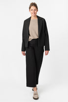 NNIstudio - LINED Jacke Cotton - Ebony Black - XS - 