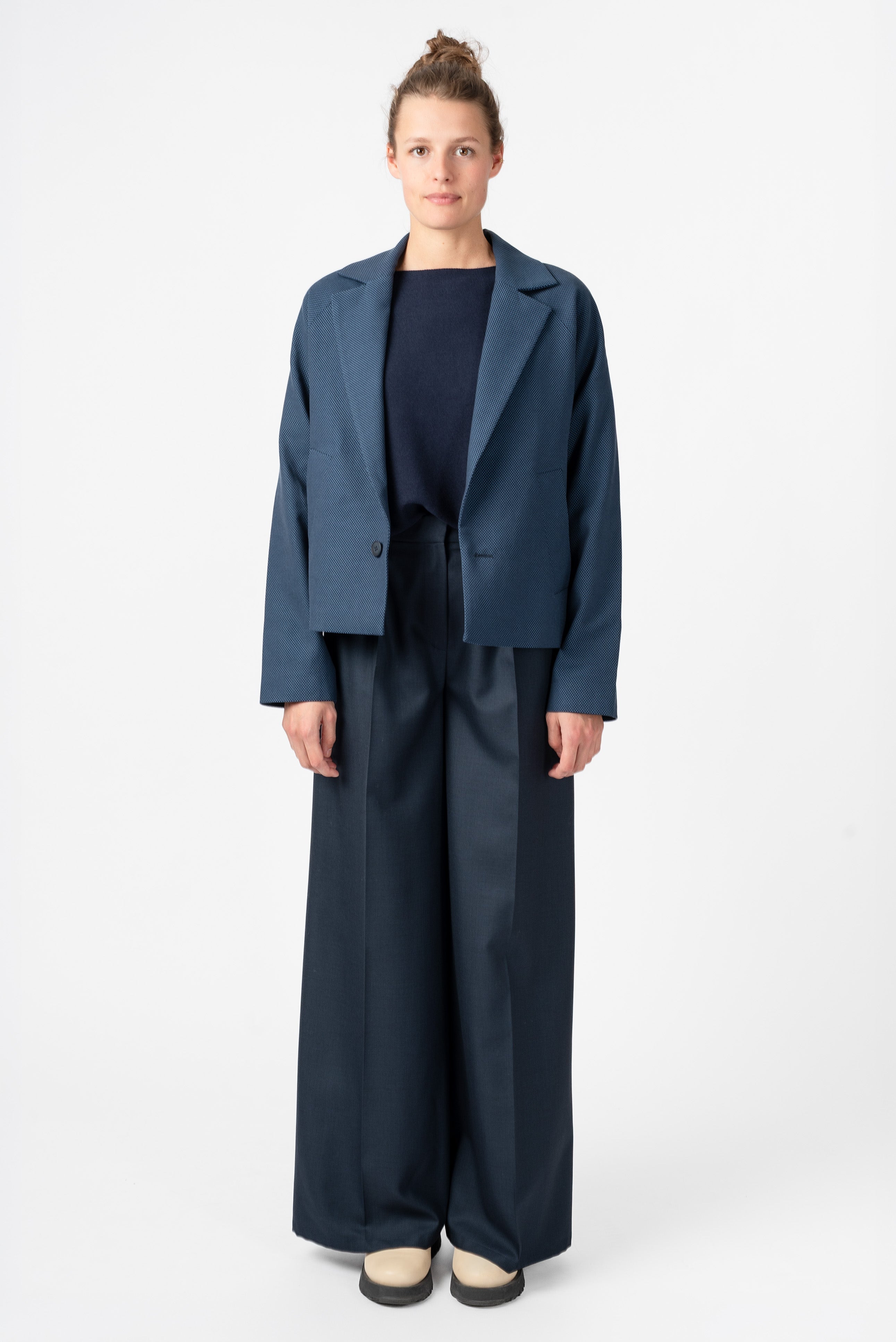 NNIstudio - LINED Jacke Cotton - Ebony Black - XS - 