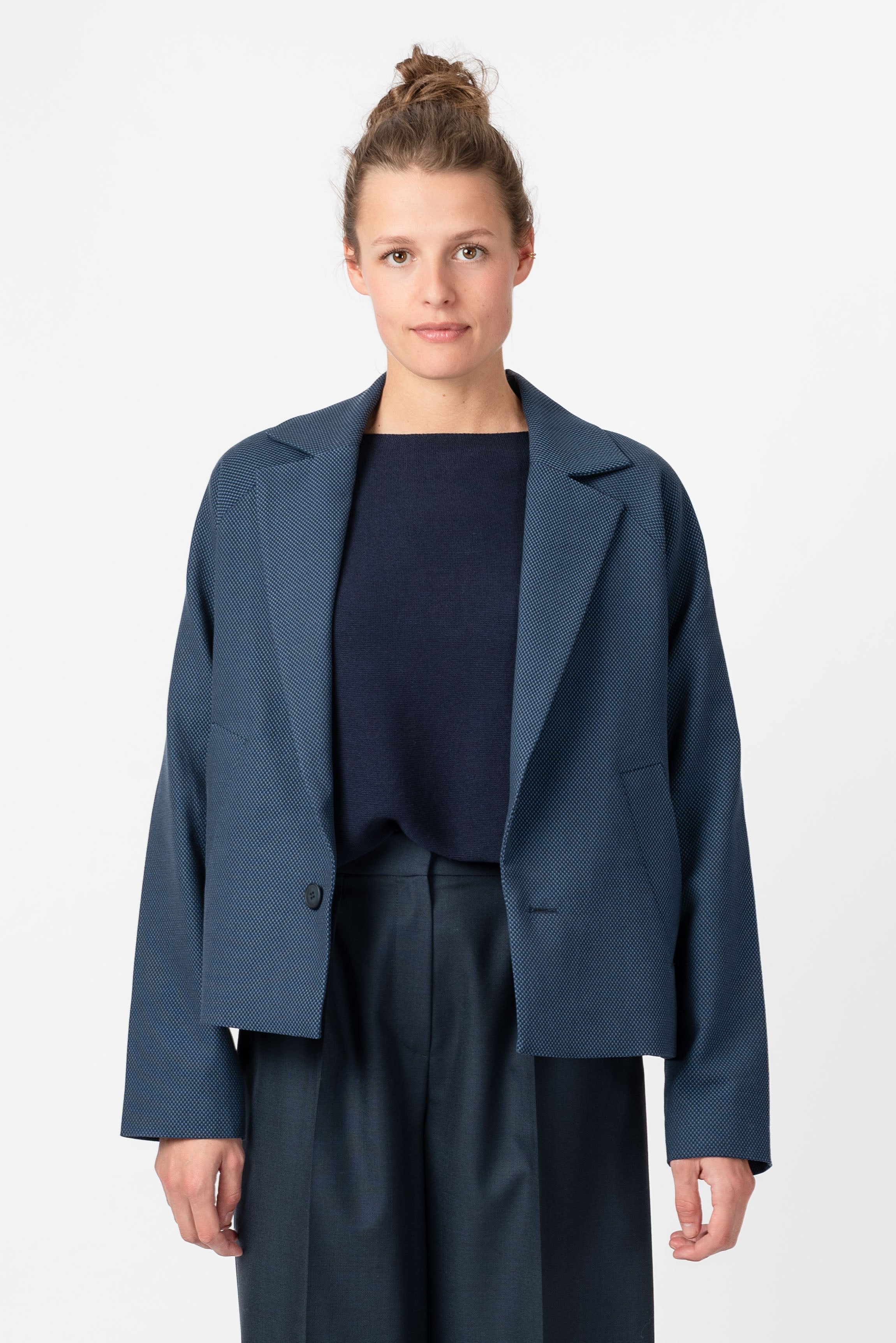 NNIstudio - LINED Jacke Cotton - Ebony Black - XS - 