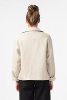 NNIstudio - LINED Jacke Linen - Seed Pearl - XS - 