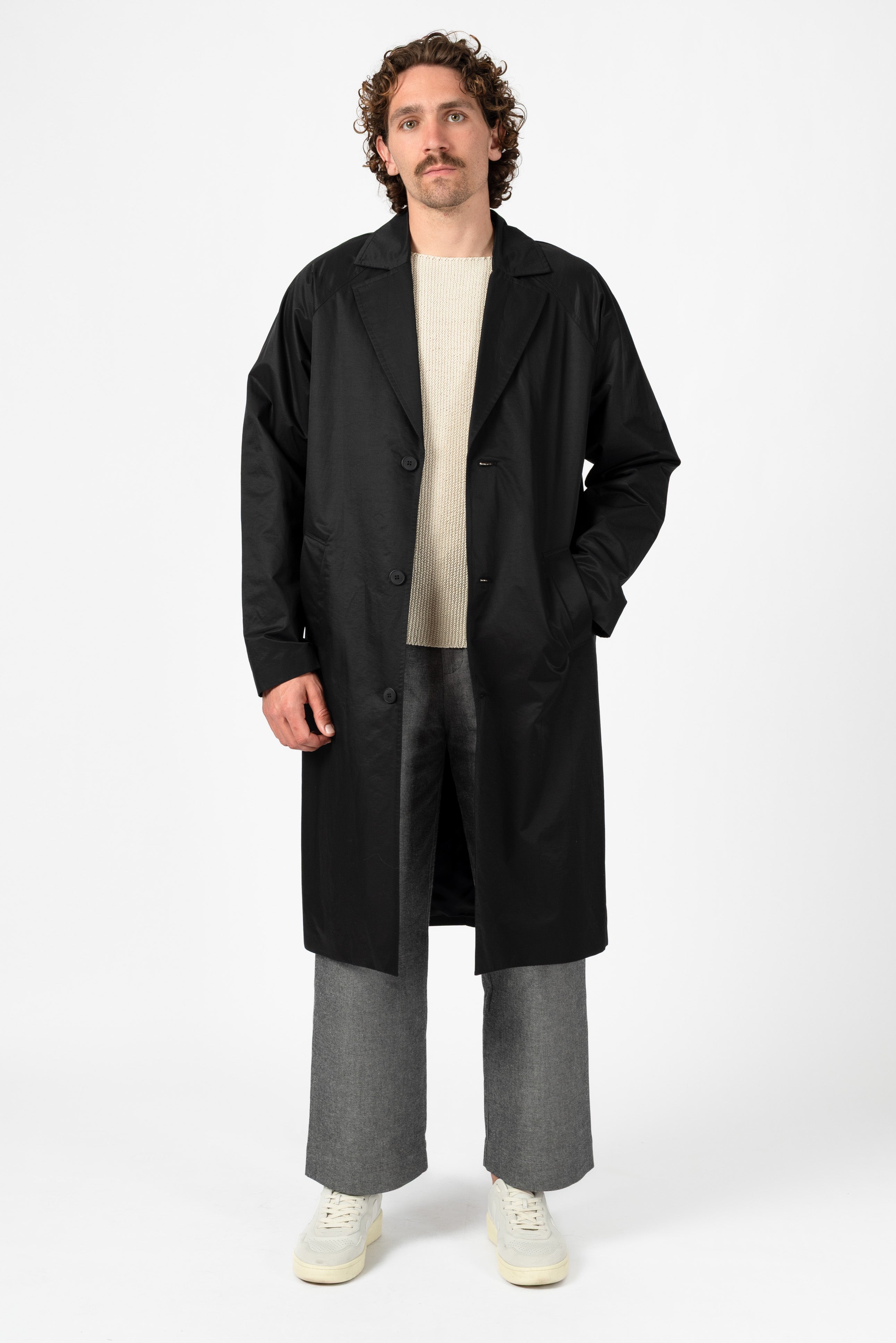 NNIstudio - LONGCOAT Light - Indigo Blue - XS - 