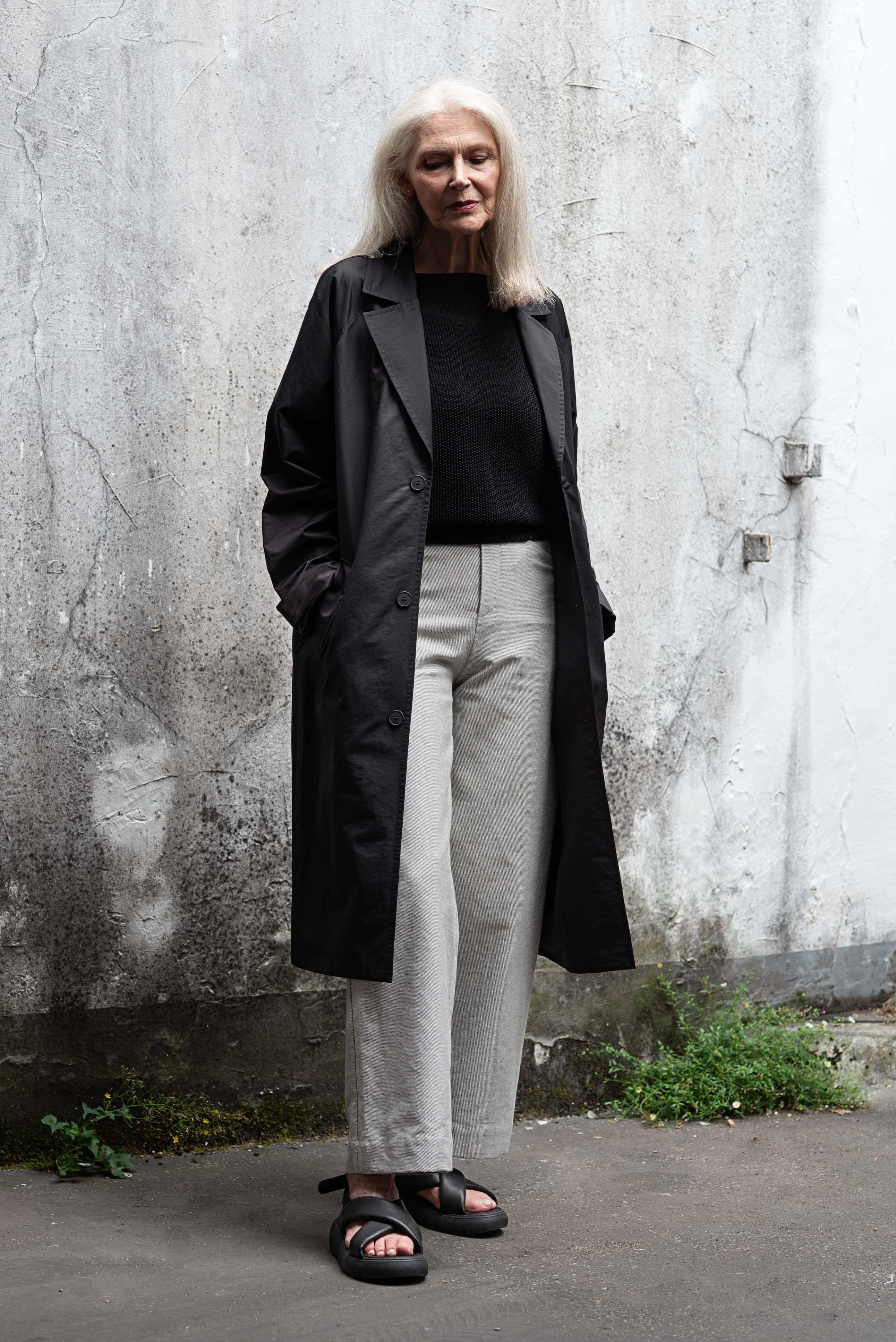 NNIstudio - LONGCOAT Light - Indigo Blue - XS -