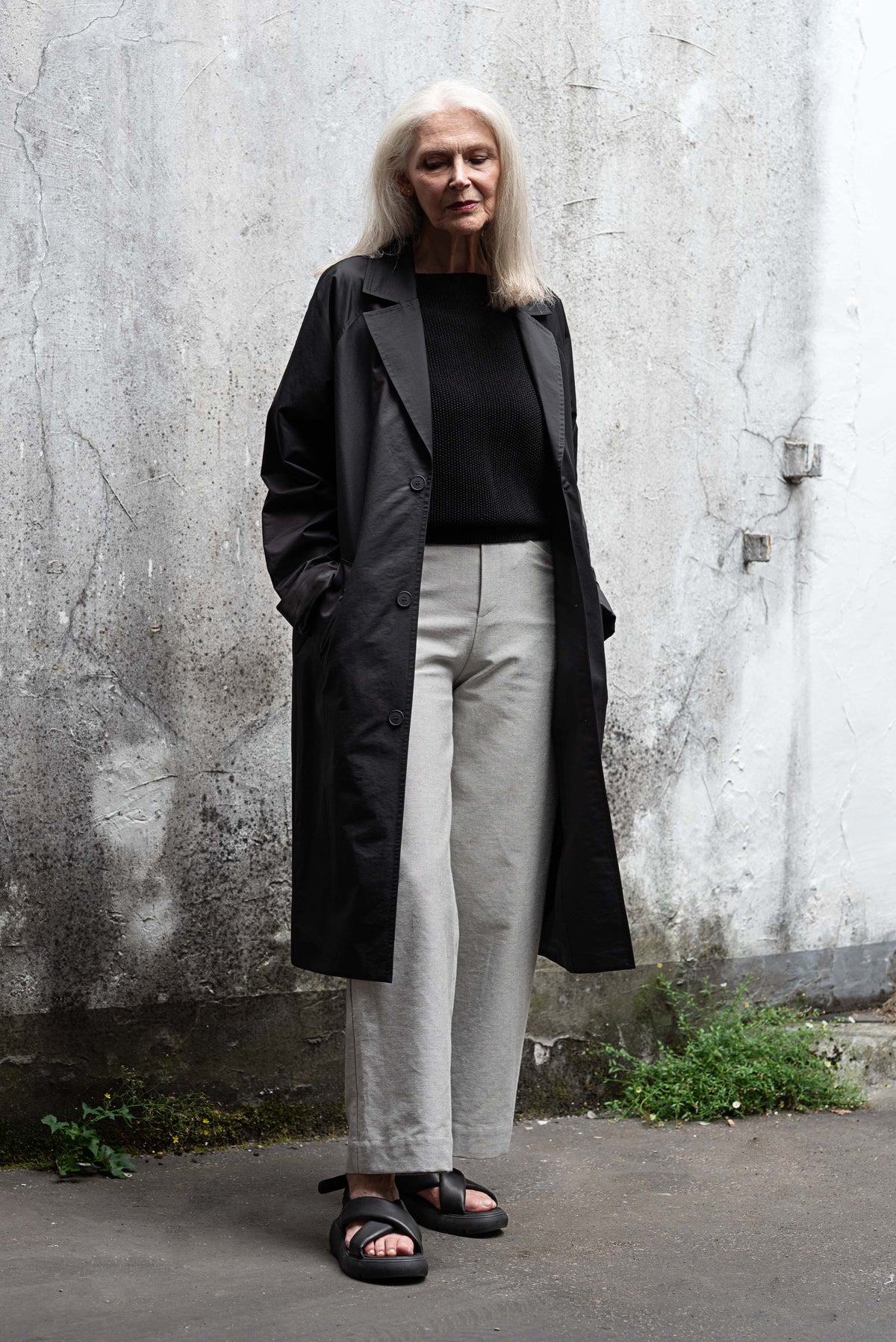NNIstudio - LONGCOAT Light - Indigo Blue - XS -