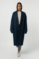 NNIstudio - LONGCOAT Light Unisex - Nightblue - S - 