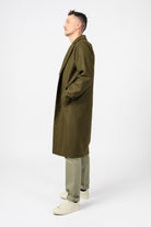 NNIstudio - LONGCOAT Wool - Dark Olive - S - 
