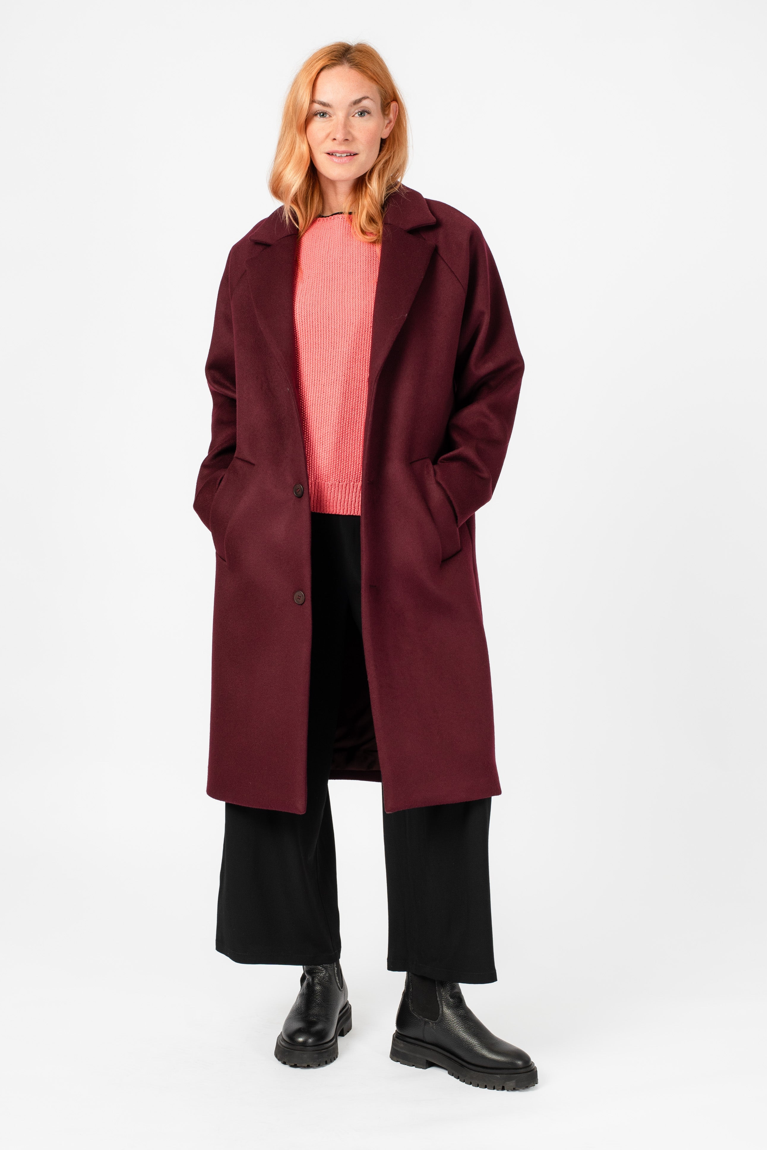 NNIstudio - LONGCOAT Wool - Phantom Black - XS -