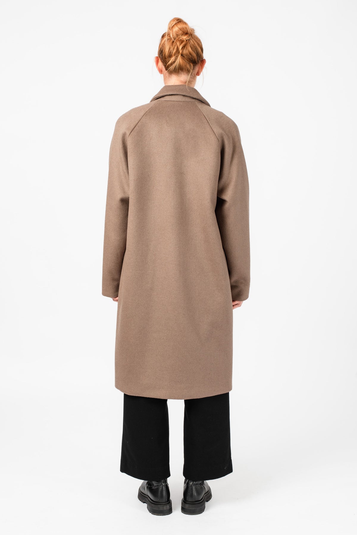NNIstudio - LONGCOAT Wool - Phantom Black - XS -