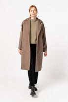 NNIstudio - LONGCOAT Wool - Red Mahogany - S - 