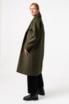 NNIstudio - LONGCOAT Wool - Red Mahogany - S - 