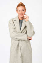 NNIstudio - LONGCOAT Wool - Silver Birch Melange - XS -