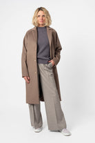 NNIstudio - LONGCOAT Wool - Taupe Grey - S - 
