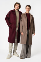 NNIstudio - LONGCOAT Wool - Taupe Grey - XS - 