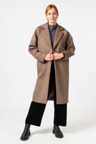 NNIstudio - LONGCOAT Wool - Taupe Grey - S - 