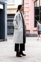 NNIstudio - LONGCOAT Wool - Taupe Grey - XS -