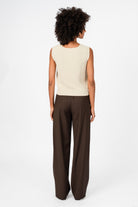 NNIstudio - MARLENE Hose Wool - Chocolate Brown - XS -